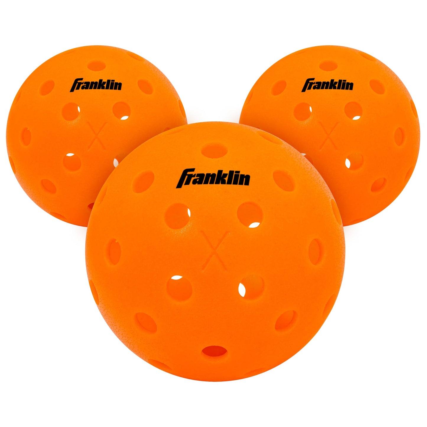 Franklin Sports X-40 Outdoor Pickleballs - Official Ball of USA Pickleball, APP Tour + US Open - Regulation Size
