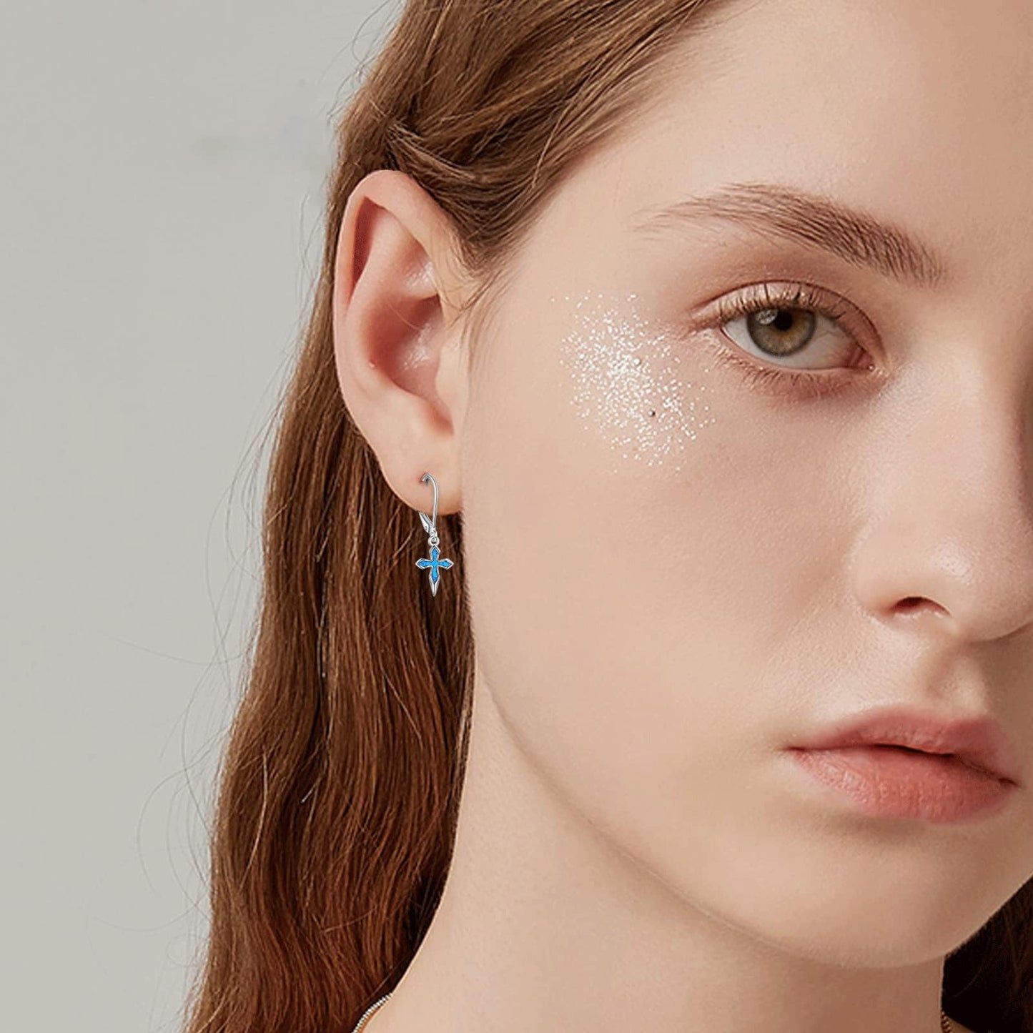 Dangle Earrings 925 Sterling Silver Leverback Earrings Birthday Gift Christmas Sterling Silver Jewelry for Women