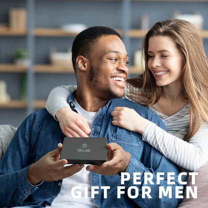 Zitahli Money Clip Wallets for Men,Slim Bifold Wallet 10-12 Cards, Mens Leather Wallet with ID Window,RFID Blocking Thin Minimalist Credit Card Holder,Gifts for Him