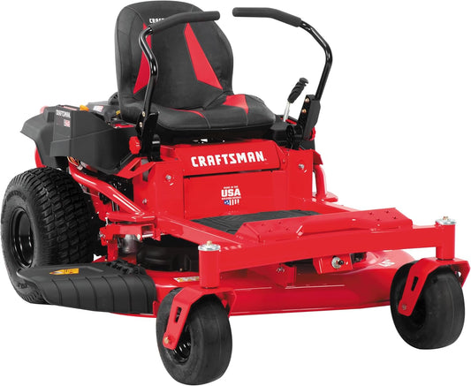 Craftsman 46" Gas Zero-Turn Riding Lawn Mower with 22.0 HP* Kohler 7000 Series Engine, Gas Lawn Tractor with Dual Hydrostatic Transmission, Red/Black