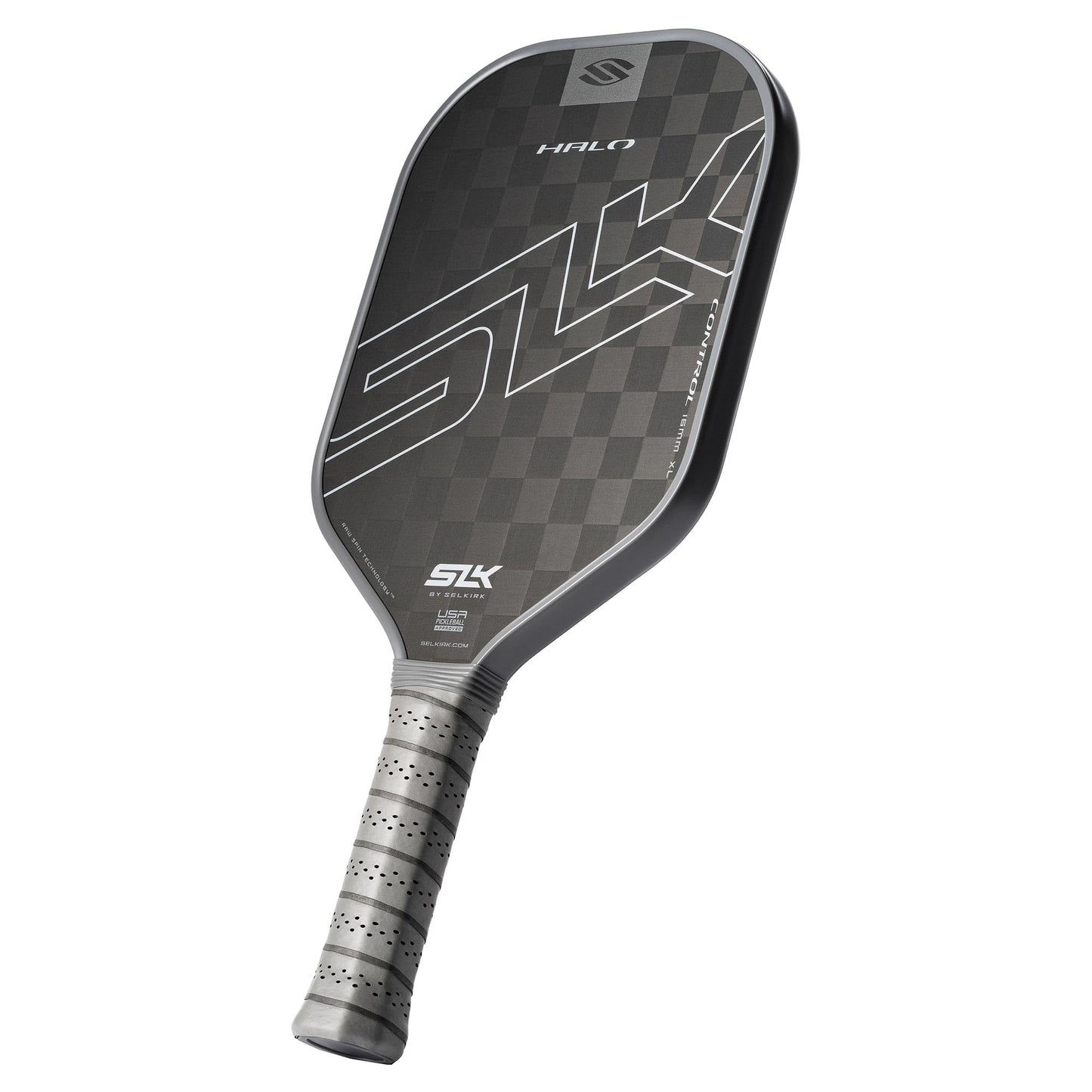Selkirk Sport SLK Halo Raw Carbon Fiber Pickleball Paddle | Designed in The USA | Choose The T700 Raw Carbon Fiber Power, 18k Ultraweave Control, or Aramid Fiber Linkweave Thermoformed Pro