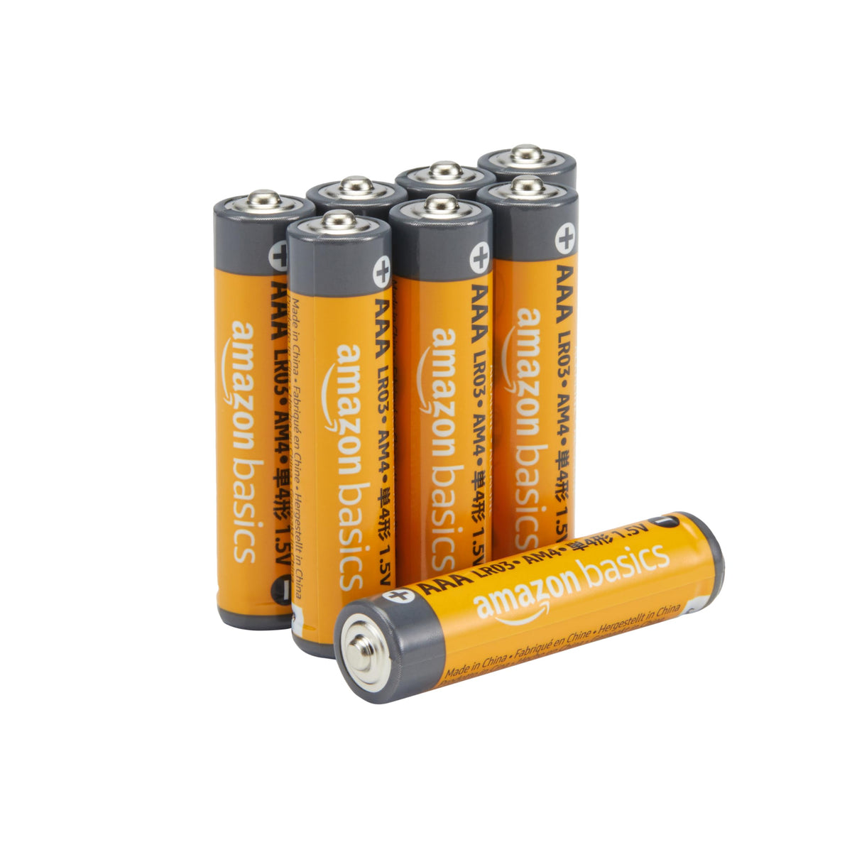 Amazon Basics AAA Long-Lasting Alkaline Batteries, 100-Count, 1.5 Volt, 10-Year Shelf Life, Reliable for Multiple Devices