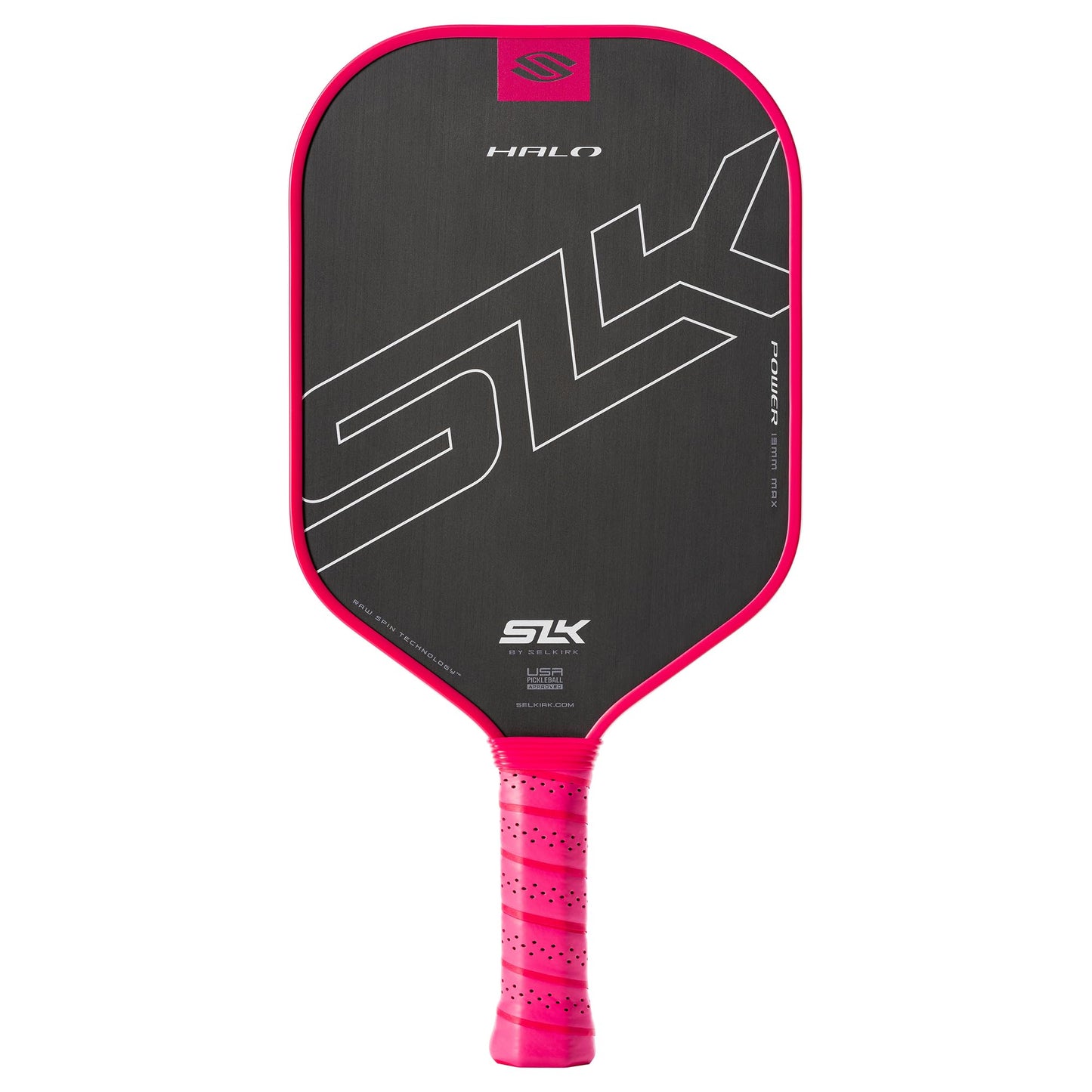 Selkirk Sport SLK Halo Raw Carbon Fiber Pickleball Paddle | Designed in The USA | Choose The T700 Raw Carbon Fiber Power, 18k Ultraweave Control, or Aramid Fiber Linkweave Thermoformed Pro
