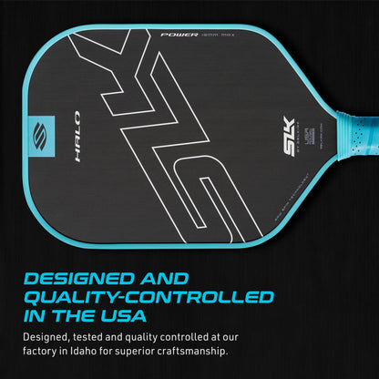 Selkirk Sport SLK Halo Raw Carbon Fiber Pickleball Paddle | Designed in The USA | Choose The T700 Raw Carbon Fiber Power, 18k Ultraweave Control, or Aramid Fiber Linkweave Thermoformed Pro