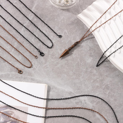 Lemonkey 24 Pack Necklace Chains Bulk,Gold and Silver Plated DIY Cable Link Chains for Jewelry Making 18 Inches