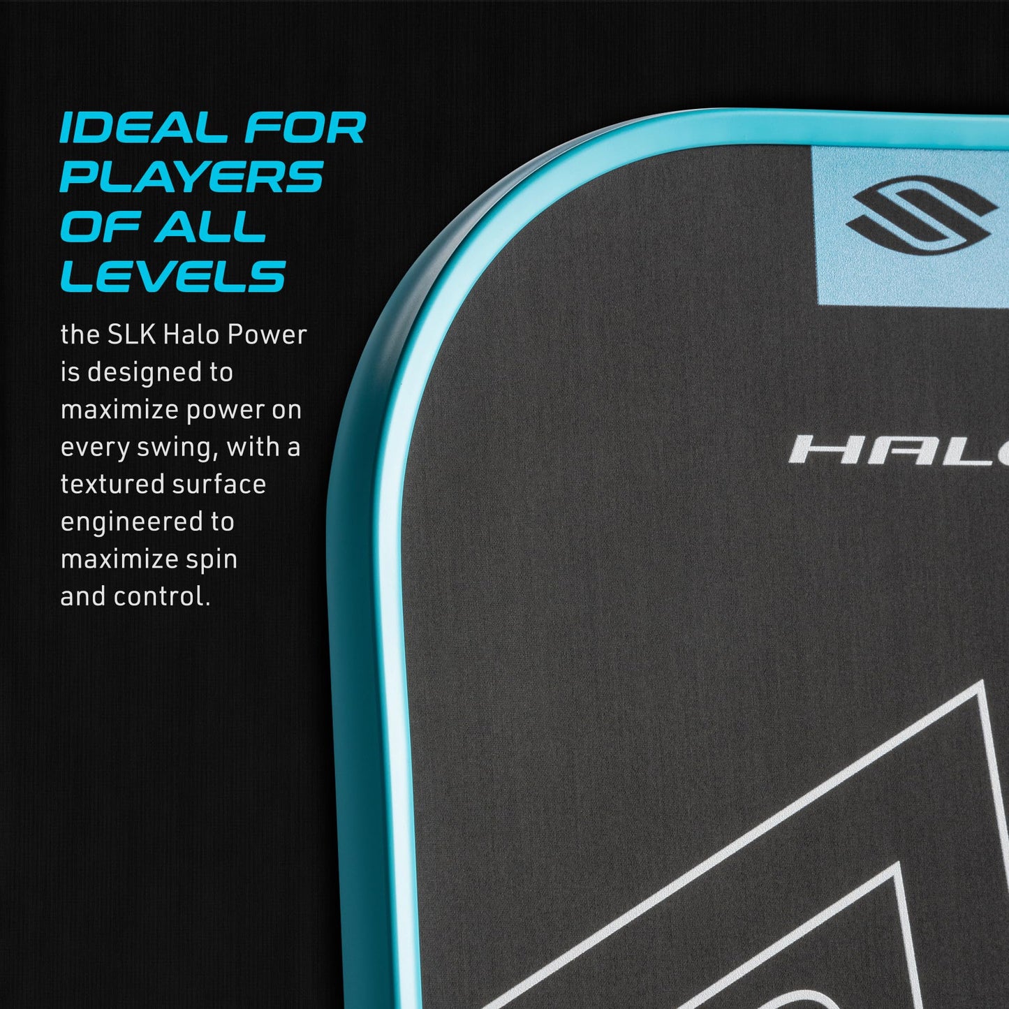 Selkirk Sport SLK Halo Raw Carbon Fiber Pickleball Paddle | Designed in The USA | Choose The T700 Raw Carbon Fiber Power, 18k Ultraweave Control, or Aramid Fiber Linkweave Thermoformed Pro