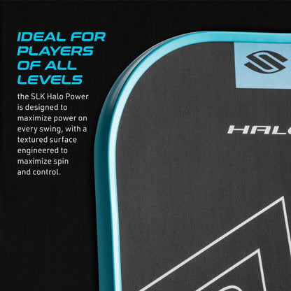 Selkirk Sport SLK Halo Raw Carbon Fiber Pickleball Paddle | Designed in The USA | Choose The T700 Raw Carbon Fiber Power, 18k Ultraweave Control, or Aramid Fiber Linkweave Thermoformed Pro