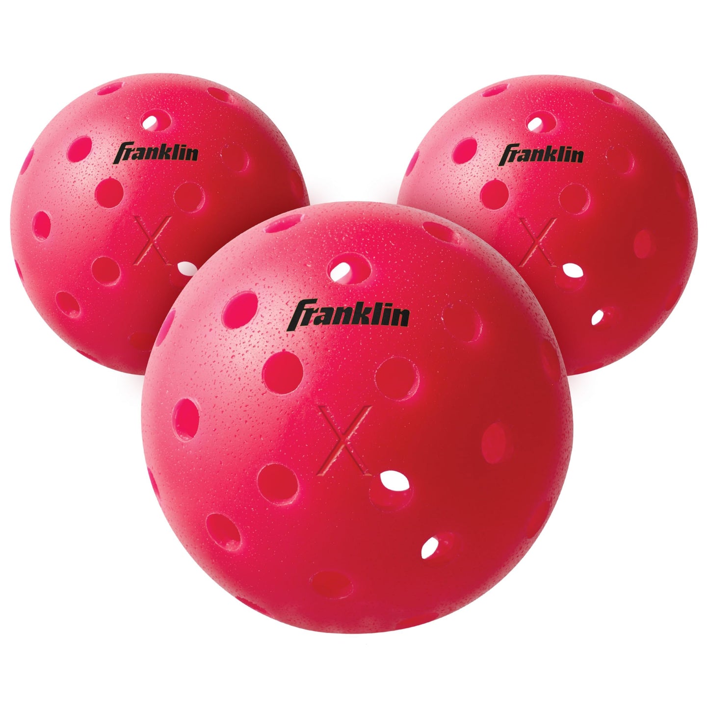 Franklin Sports X-40 Outdoor Pickleballs - Official Ball of USA Pickleball, APP Tour + US Open - Regulation Size