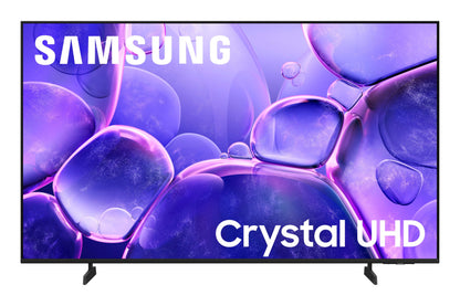 Samsung 43-Inch Class Crystal UHD U8000F 4K Smart TV (2025 Model) Endless Free Content, Crystal Processor 4K, MetalStream Design, Knox Security, Alexa Built-in