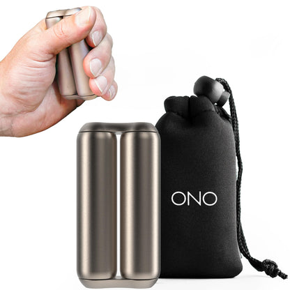 ONO Roller - Handheld Fidget Toy for Adults | Help Relieve Stress, Anxiety, Tension | Promotes Focus, Clarity | Compact, Portable Design (Junior Size/ABS Plastic, Purple)