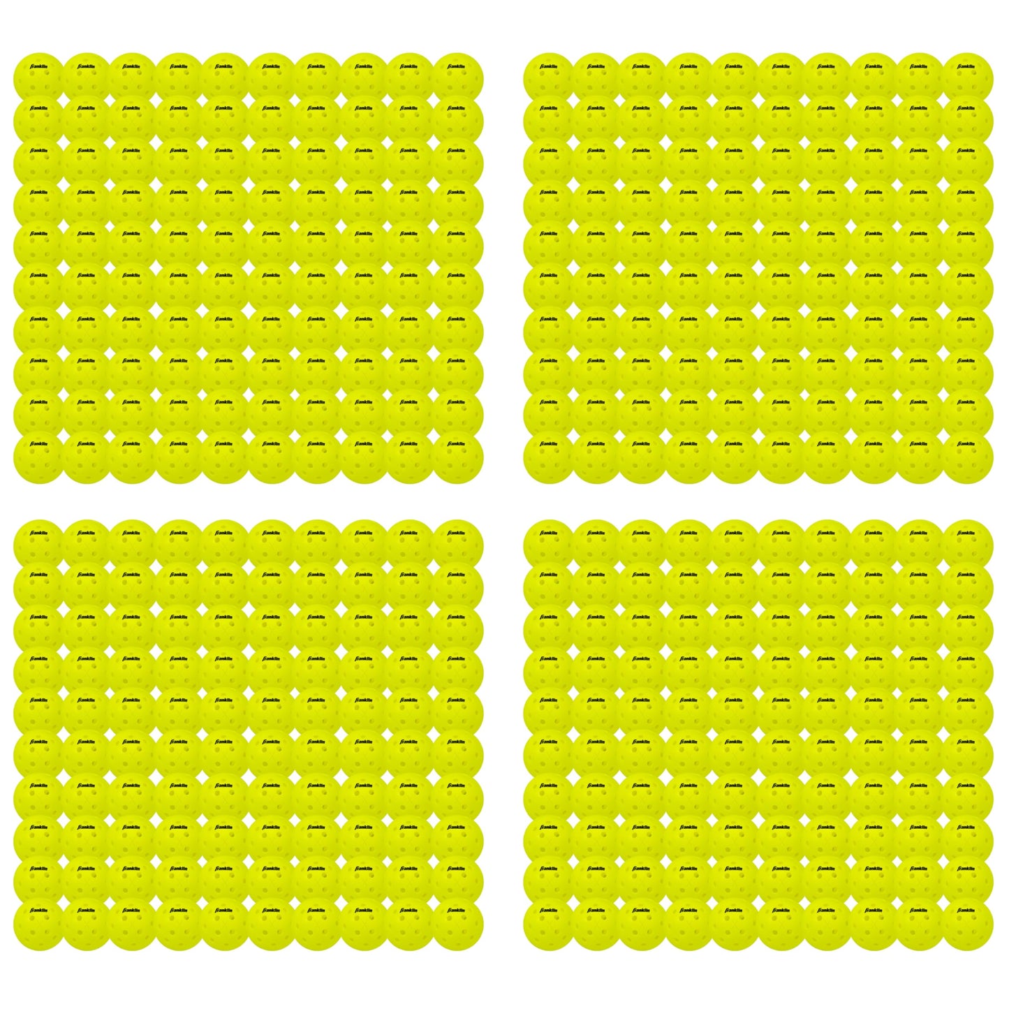 Franklin Sports X-40 Outdoor Pickleballs - Official Ball of USA Pickleball, APP Tour + US Open - Regulation Size