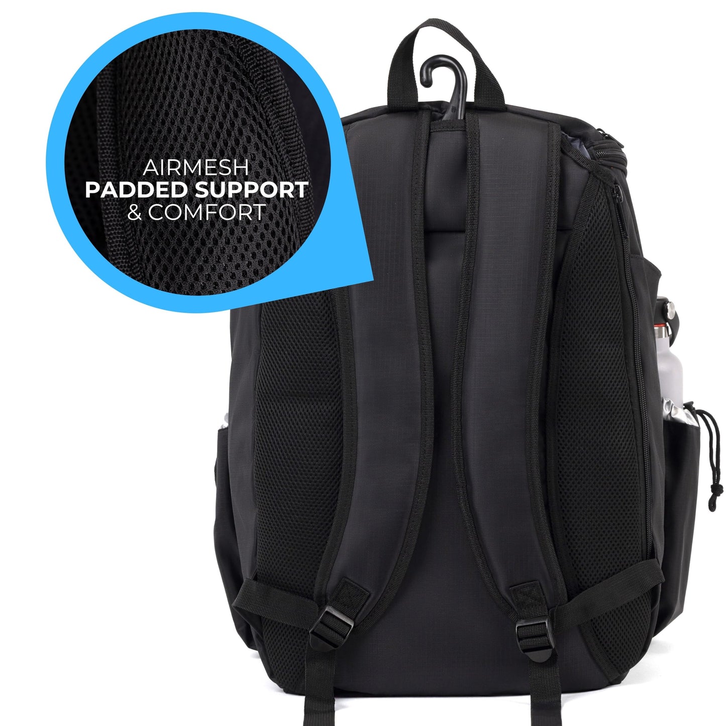 Athletico 35L Pickleball Backpack - Pickleball Bags for Men or Women Includes Pickleball Ball Holder