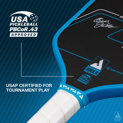 JOOLA Ben Johns Hyperion CFS Pickleball Paddle – Carbon Surface with High Grit & Spin, Elongated Handle, USAPA Approved Ben Johns Paddle