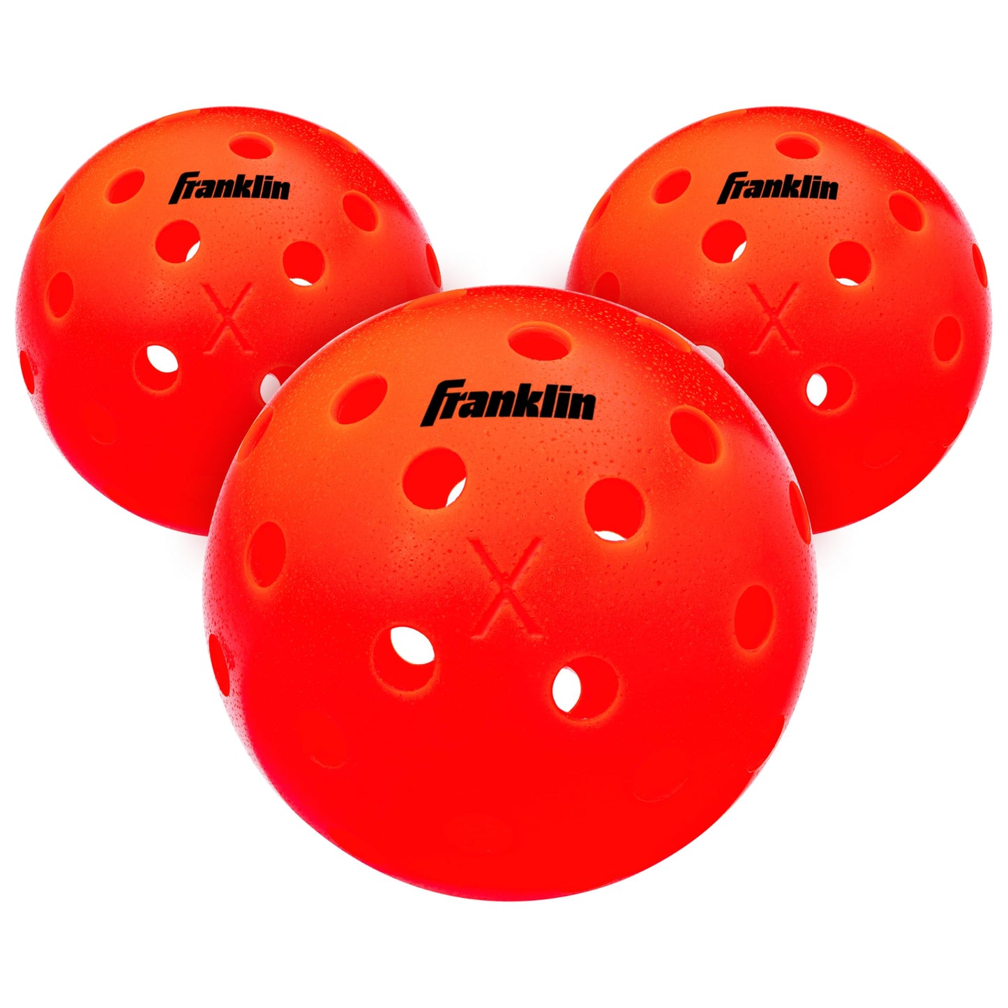 Franklin Sports X-40 Outdoor Pickleballs - Official Ball of USA Pickleball, APP Tour + US Open - Regulation Size
