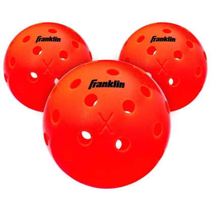 Franklin Sports X-40 Outdoor Pickleballs - Official Ball of USA Pickleball, APP Tour + US Open - Regulation Size