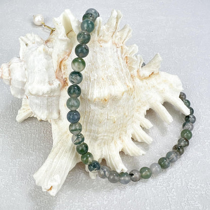 Green Aventurine Jade Necklace, Green Choker Necklace Healing Crystal Necklace with Pearl for Women, Handmade Necklaces Spiritual Jewelry for Women.