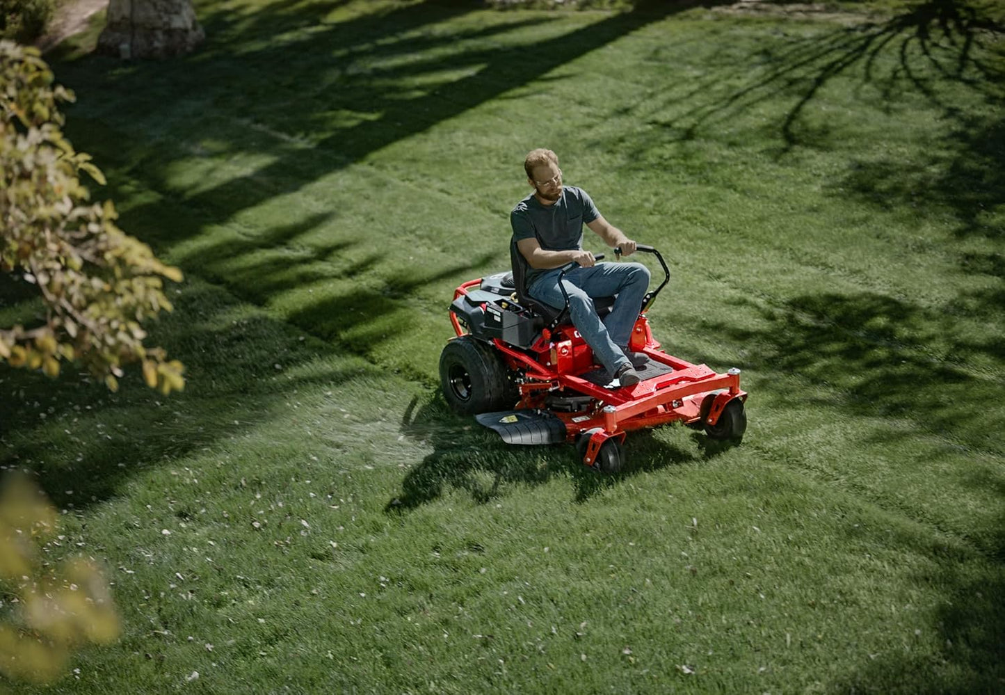 Craftsman 46" Gas Zero-Turn Riding Lawn Mower with 22.0 HP* Kohler 7000 Series Engine, Gas Lawn Tractor with Dual Hydrostatic Transmission, Red/Black