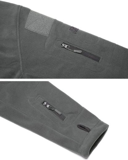 ReFire Gear Men's Warm Military Tactical Sport Fleece Hoodie Jacket