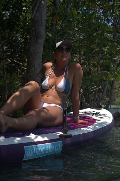 Roc Inflatable Stand Up Paddle Board 10' 6" with Premium SUP Paddle Board Accessories, Wide Stable Design, Non-Slip Comfort Deck for Youth & Adults