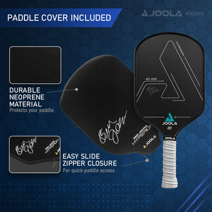 JOOLA Ben Johns Hyperion CFS Pickleball Paddle – Carbon Surface with High Grit & Spin, Elongated Handle, USAPA Approved Ben Johns Paddle