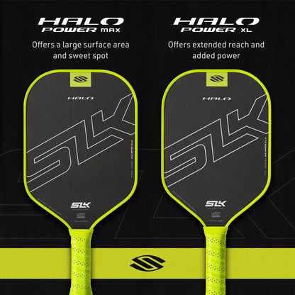 Selkirk Sport SLK Halo Raw Carbon Fiber Pickleball Paddle | Designed in The USA | Choose The T700 Raw Carbon Fiber Power, 18k Ultraweave Control, or Aramid Fiber Linkweave Thermoformed Pro