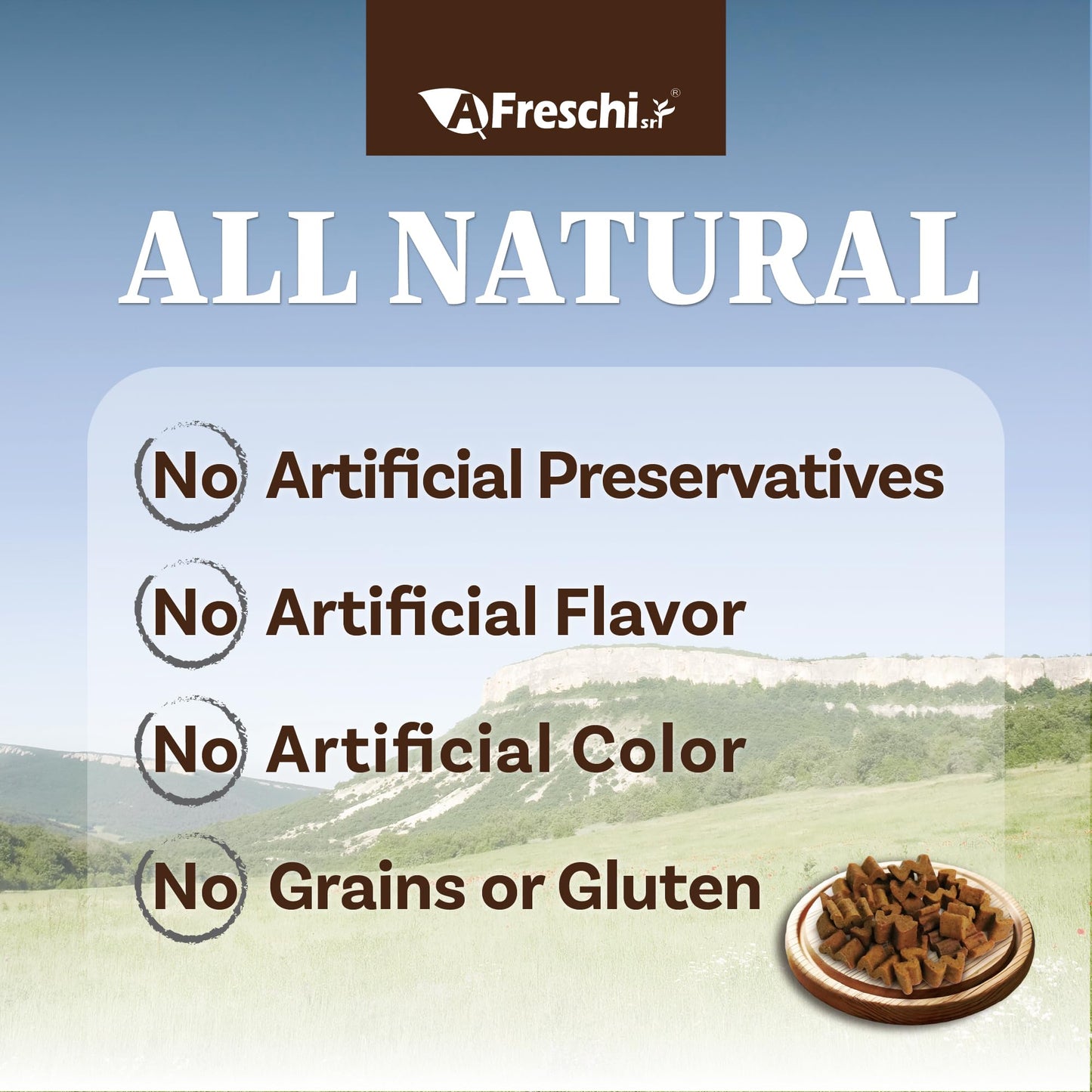 AFreschi Air-Dried Dog Food Turkey Recipe 2.2 lb, All-Natural, Complete & Balanced, Single-Animal Protein, Grain-Free, High-Protein, Limited Ingredients
