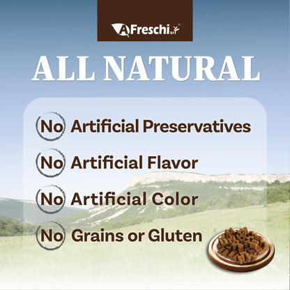 AFreschi Air-Dried Dog Food Turkey Recipe 2.2 lb, All-Natural, Complete & Balanced, Single-Animal Protein, Grain-Free, High-Protein, Limited Ingredients