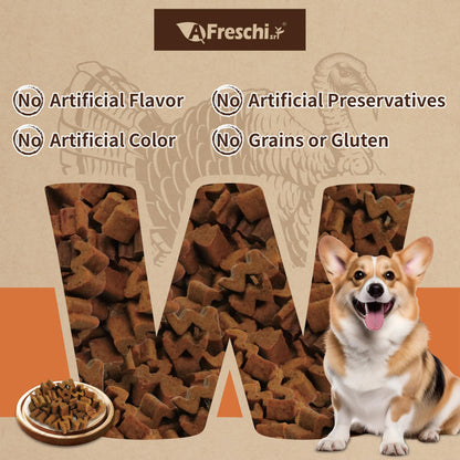 AFreschi Air-Dried Dog Food Turkey Recipe 2.2 lb, All-Natural, Complete & Balanced, Single-Animal Protein, Grain-Free, High-Protein, Limited Ingredients