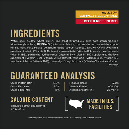 Purina Pro Plan Complete Essentials Shredded Blend Salmon and Rice Dog Food Dry Formula with Probiotics for Dogs - 33 lb. Bag