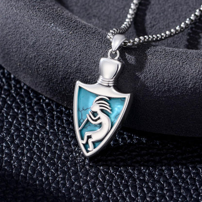 PROESS Sterling Silver Kokopelli Necklace Southwestern Jewelry Gifts for Men Women