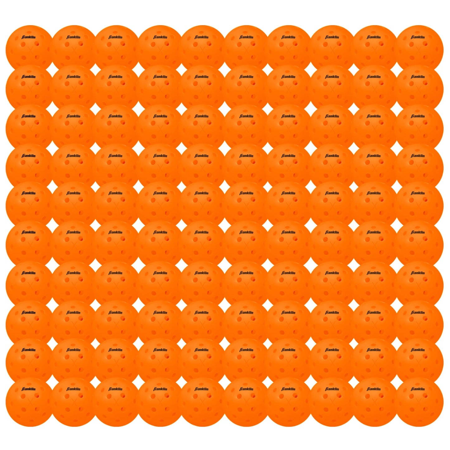 Franklin Sports X-40 Outdoor Pickleballs - Official Ball of USA Pickleball, APP Tour + US Open - Regulation Size