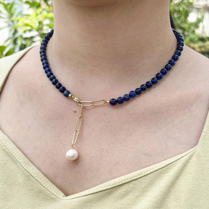 Green Aventurine Jade Necklace, Green Choker Necklace Healing Crystal Necklace with Pearl for Women, Handmade Necklaces Spiritual Jewelry for Women.