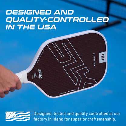 Selkirk Sport SLK Halo Raw Carbon Fiber Pickleball Paddle | Designed in The USA | Choose The T700 Raw Carbon Fiber Power, 18k Ultraweave Control, or Aramid Fiber Linkweave Thermoformed Pro