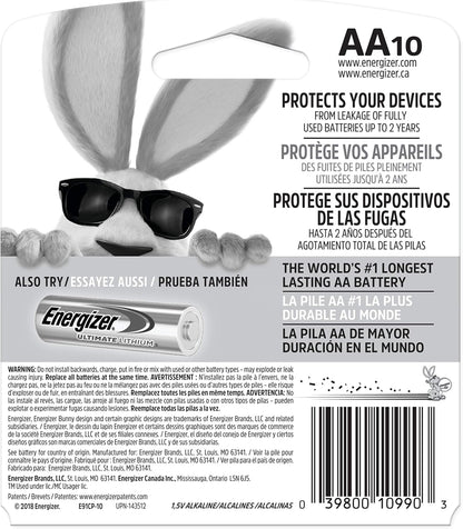 Energizer AA Batteries, MAX Double AA Battery Alkaline, 4 Count