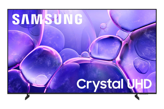 Samsung 43-Inch Class Crystal UHD U8000F 4K Smart TV (2025 Model) Endless Free Content, Crystal Processor 4K, MetalStream Design, Knox Security, Alexa Built-in