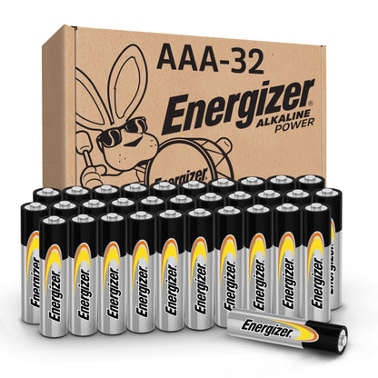 Energizer AA Batteries Alkaline Power, 32 Count Alkaline Double A Battery Pack