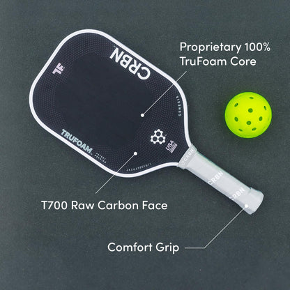 CRBN Pickleball - TruFoam Genesis - Carbon Fiber Pickleball Paddle - First-Ever 100% Foam Core Performance Paddle