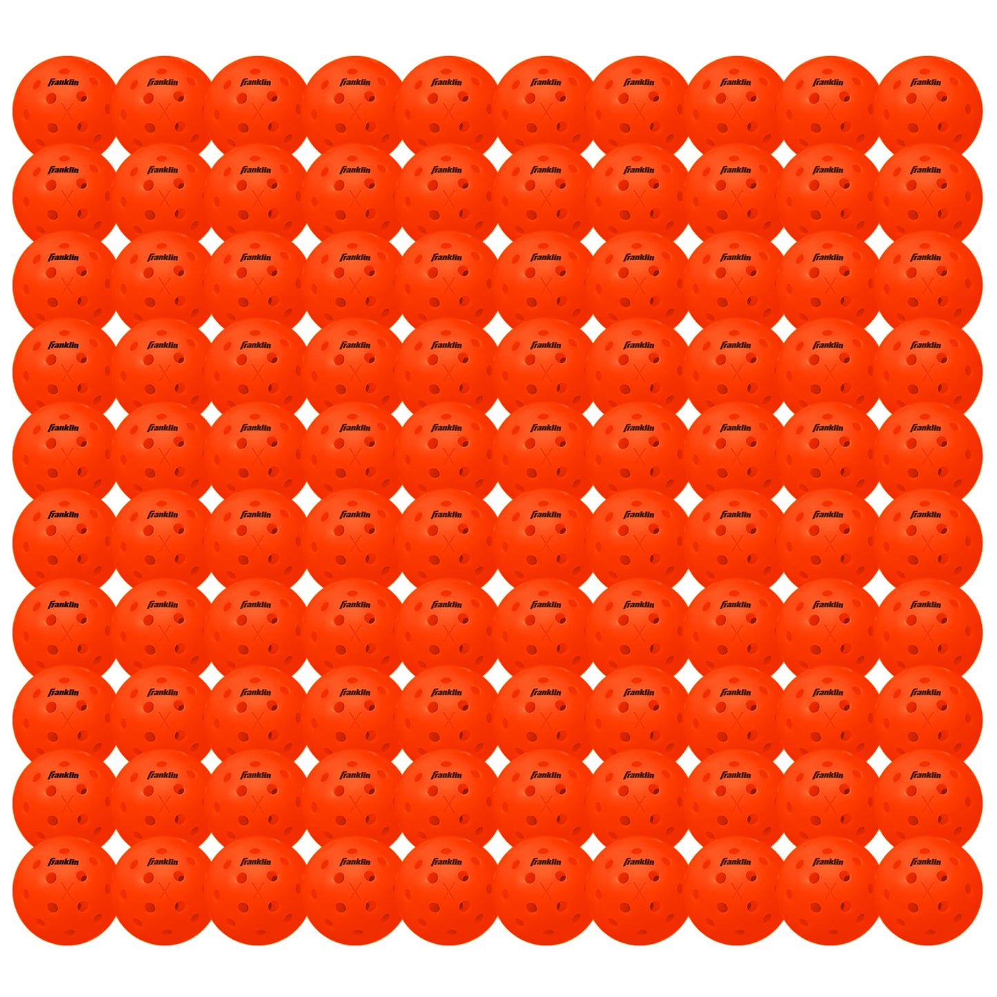 Franklin Sports X-40 Outdoor Pickleballs - Official Ball of USA Pickleball, APP Tour + US Open - Regulation Size