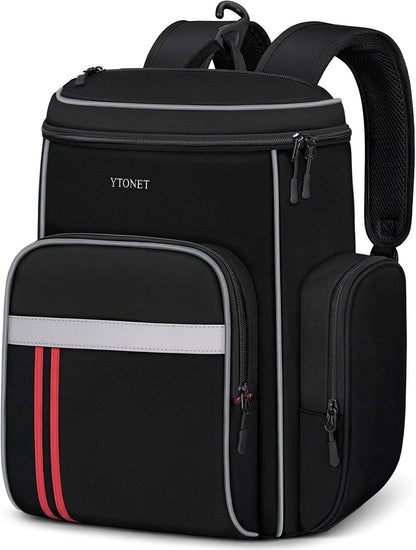 Ytonet Pickleball Bag Fits 4 to 8 Paddles, Large Capacity Pickleball Backpack with Shoe Compartment, Pickleball Paddle Bag Accessories Gifts for Men, Black
