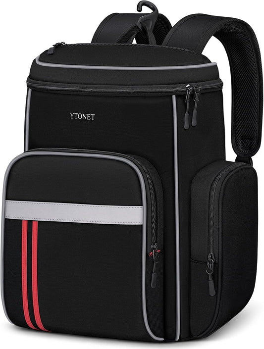 Ytonet Pickleball Bag Fits 4 to 8 Paddles, Large Capacity Pickleball Backpack with Shoe Compartment, Pickleball Paddle Bag Accessories Gifts for Men, Black