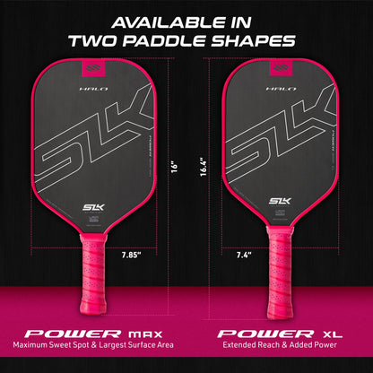 Selkirk Sport SLK Halo Raw Carbon Fiber Pickleball Paddle | Designed in The USA | Choose The T700 Raw Carbon Fiber Power, 18k Ultraweave Control, or Aramid Fiber Linkweave Thermoformed Pro
