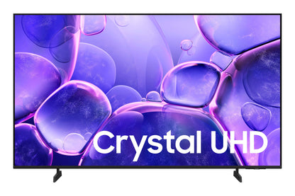 Samsung 43-Inch Class Crystal UHD U8000F 4K Smart TV (2025 Model) Endless Free Content, Crystal Processor 4K, MetalStream Design, Knox Security, Alexa Built-in