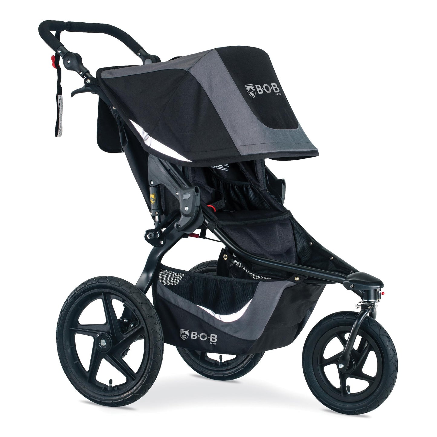 BOB Gear Revolution Flex 3.0 Duallie Jogging Stroller, Double Stroller, Graphite Black