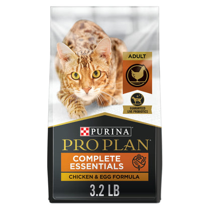 Purina Pro Plan High Protein Cat Food With Probiotics for Cats, Chicken and Rice Formula - 16 lb. Bag