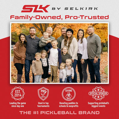 Selkirk Sport SLK Pickleball Paddles Set of 2 | Designed in The USA | Choose The SLK Neo Graphite, SLK Neo Fiberglass Pickleball Set or SLK Atlas Pickleball Bundle