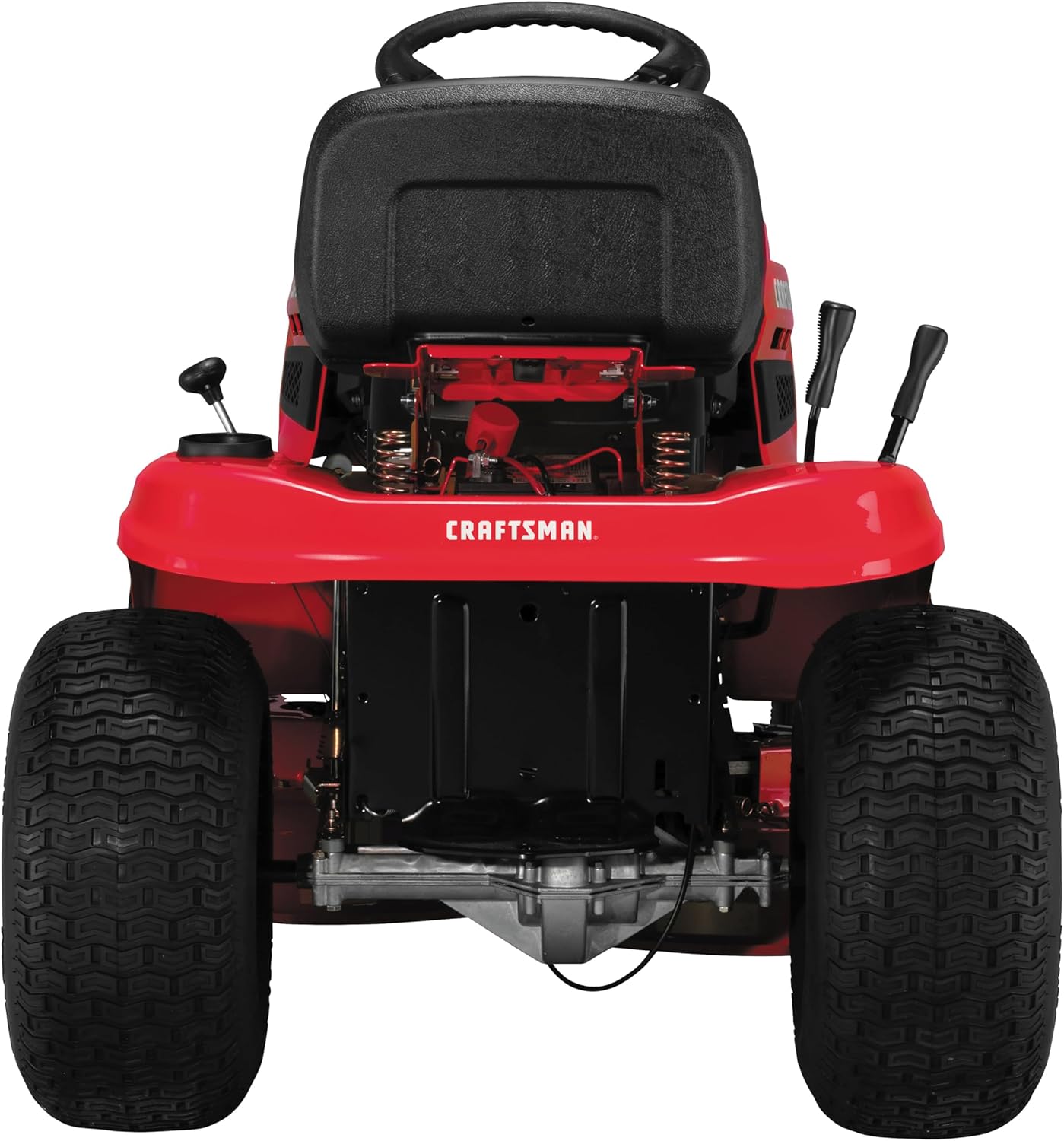 Craftsman 36" Gas Riding Lawn Mower with 11.5 HP* Briggs and Stratton Single-Cylinder Engine, Gas Lawn Tractor with 7-Speed Transmission, Red/Black (13AC77XYA93)