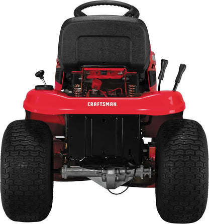Craftsman 36" Gas Riding Lawn Mower with 11.5 HP* Briggs and Stratton Single-Cylinder Engine, Gas Lawn Tractor with 7-Speed Transmission, Red/Black (13AC77XYA93)