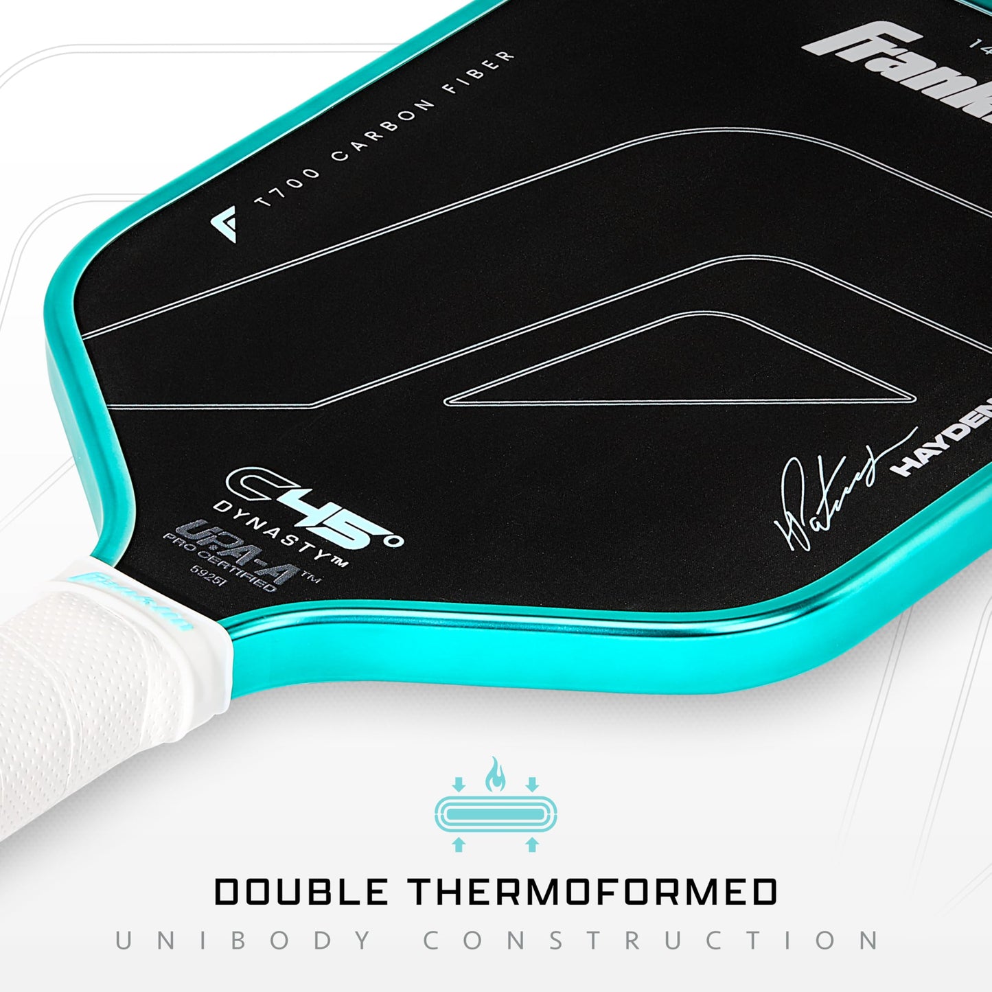Franklin Sports PRO Pickleball Paddles – C45 Carbon Fiber Series - Official USAP + UPA Approved – Pro Player Design