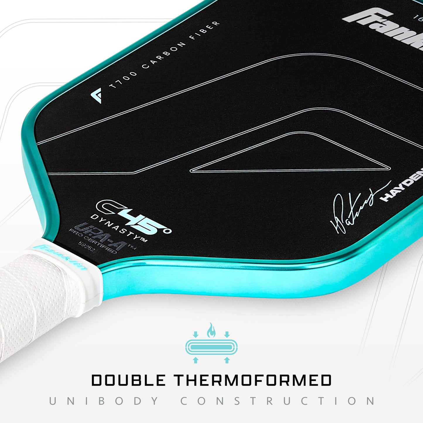 Franklin Sports PRO Pickleball Paddles – C45 Carbon Fiber Series - Official USAP + UPA Approved – Pro Player Design