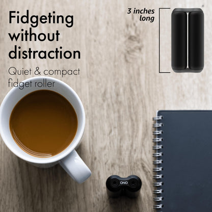 ONO Roller - Handheld Fidget Toy for Adults | Help Relieve Stress, Anxiety, Tension | Promotes Focus, Clarity | Compact, Portable Design (Junior Size/ABS Plastic, Purple)